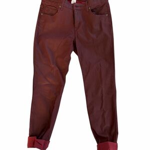Women's Db Established 1962 Burgundy Pants - Size 8.